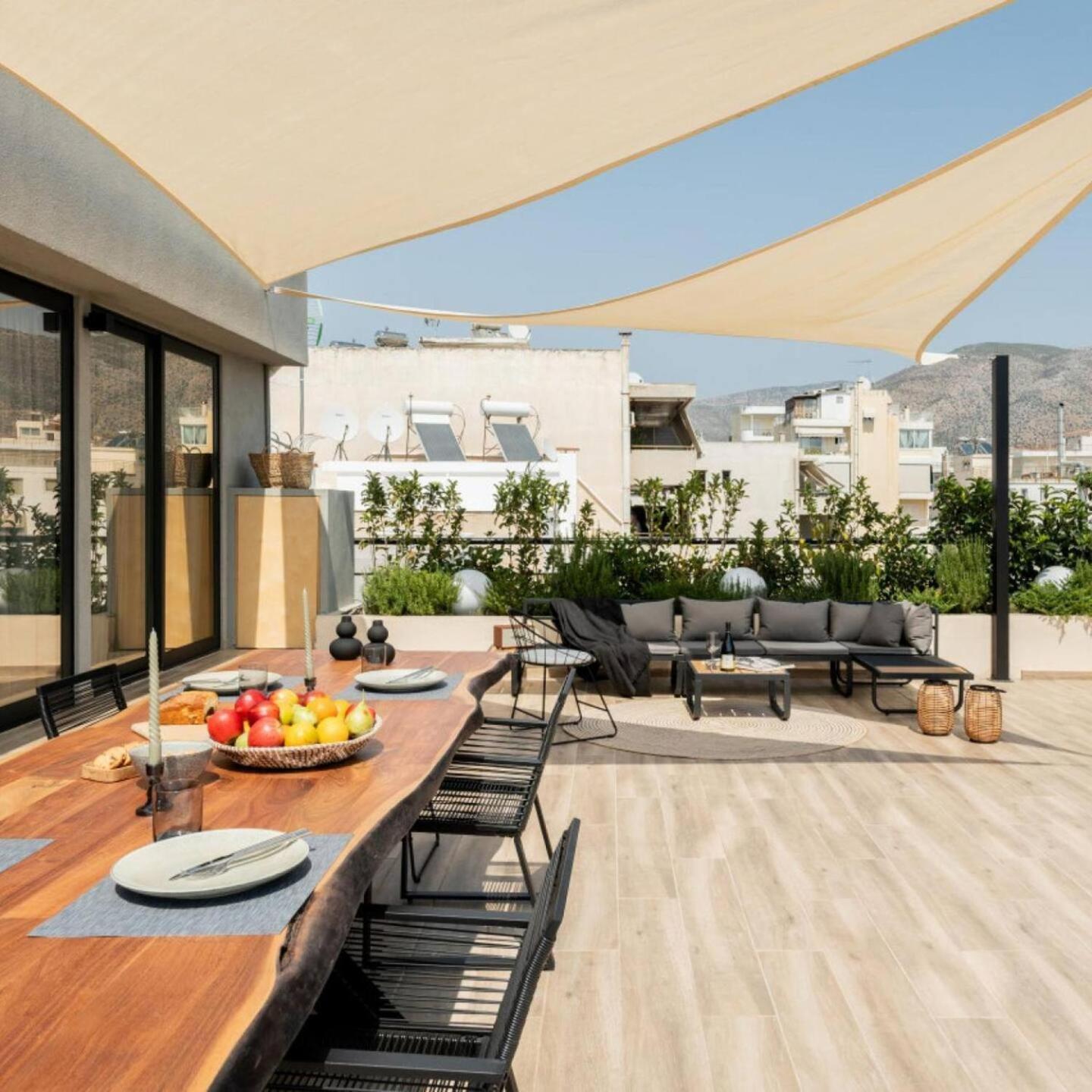 5Bd Luxury Penthouse With Sea View Leilighet Athen Eksteriør bilde