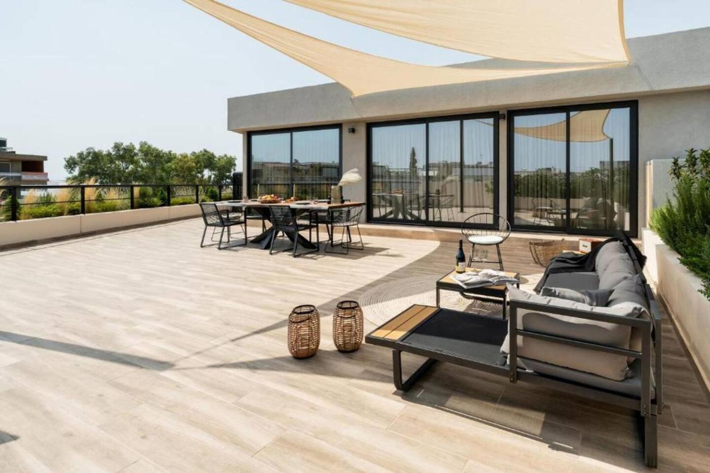 5Bd Luxury Penthouse With Sea View Leilighet Athen Eksteriør bilde