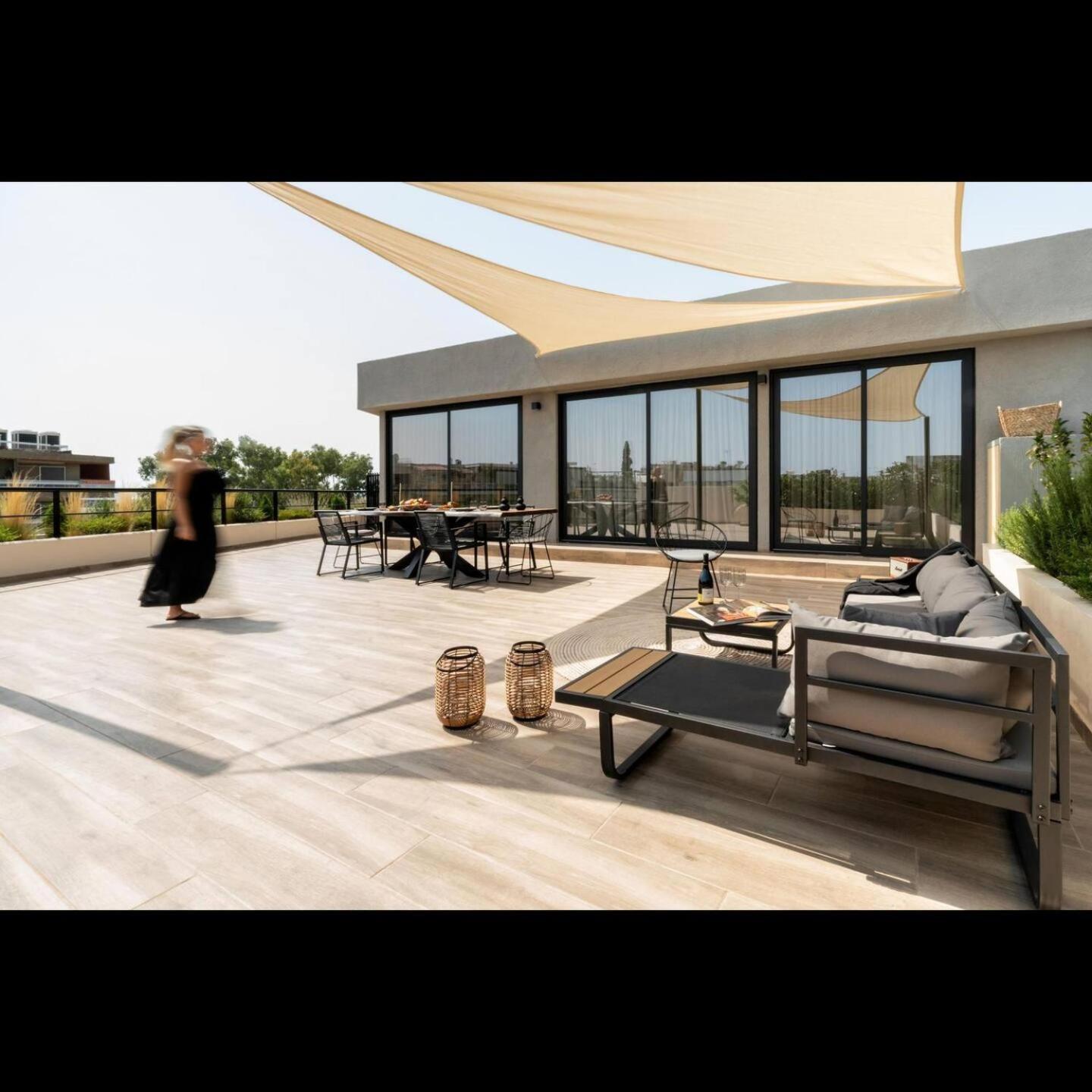 5Bd Luxury Penthouse With Sea View Leilighet Athen Eksteriør bilde
